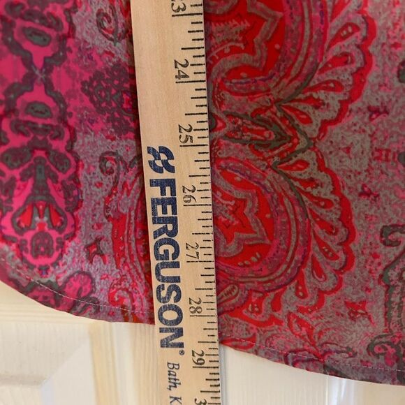 Cabi Jubilee Pink Paisley Sleeveless Blouse Size M - Picture 5 of 11